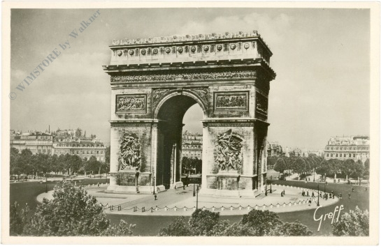 paris, triumphbogen paris, triumphbogen