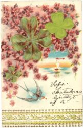 glückwünsche, kleeblatt