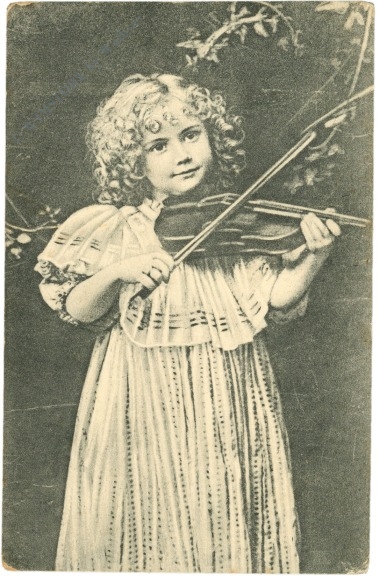 mädchen mit geige