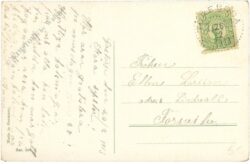 glückwünsche, dame mit brief und blumen