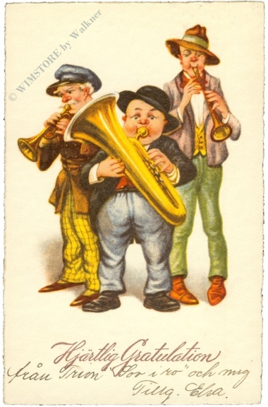 glückwünsche, musikanten