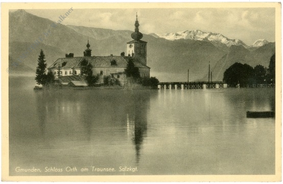 gmunden, schloss orth am traunsee