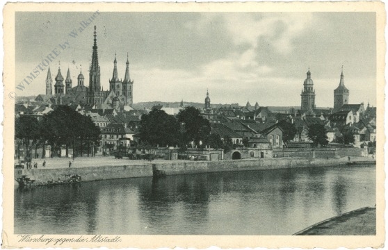 würzburg, gegen die altstadt würzburg, gegen die altstadt