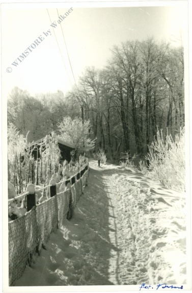 verschneiter weg