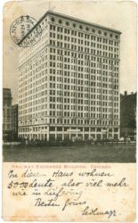 illinois, chicago, railway exchange building