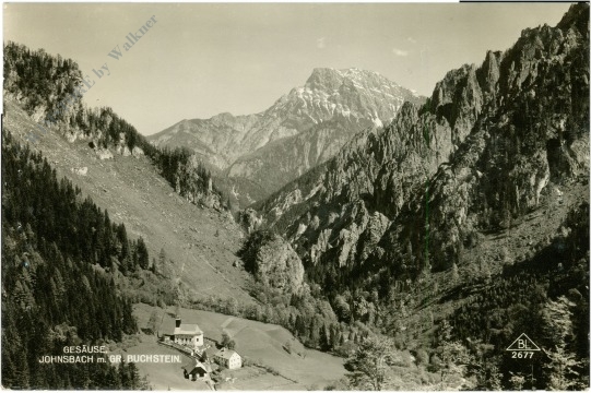 gesäuse, johnsbach mit gr. buchstein