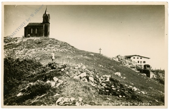 hochfelln, kirche und haus