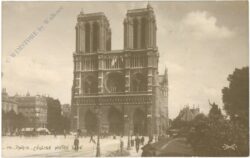 paris, l'eglise notre dame