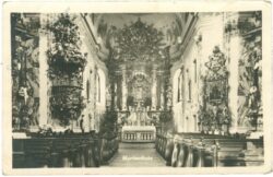 maria schutz, innenansicht der kirche