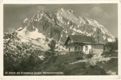 st. anton am kranzberg gegen wettersteinspitze