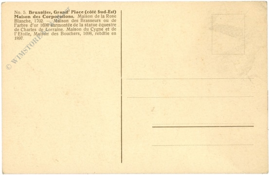 brüssel, grand place, maison des corporations