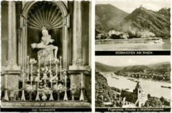 bornhofen am rhein, multiansicht