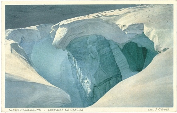 gletscherschrund crevasse de glacier