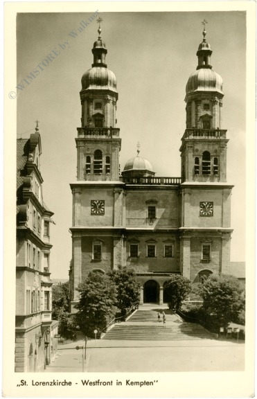 kempten, st. lorenzkirche westfront