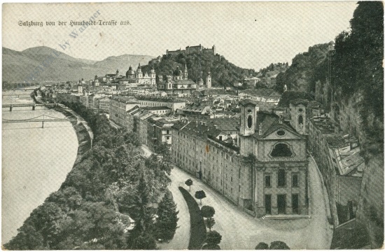 salzburg, von der humbolt terrasse aus