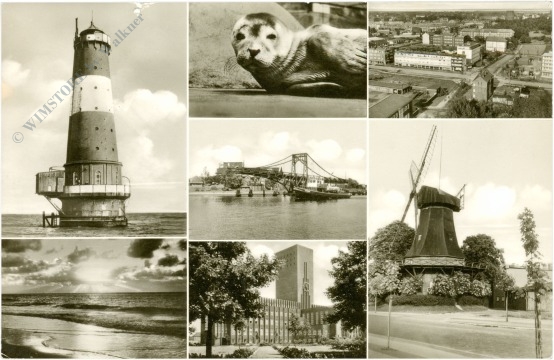 nordseebad wilhelmshaven, multiansicht