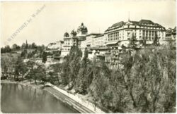 bern, bundespalast und hotel bellevue palace bernerhof