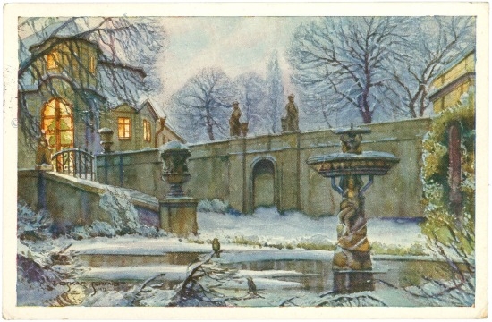 schmidt, oskar: winterlicher garten schmidt, oskar: winterlicher garten