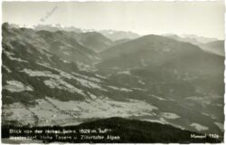 westendorf, blick von der hohen salve auf hohe tauern und zillertaler alpen