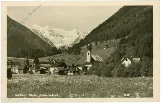 medraz, gletscherblick