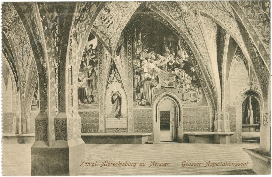 meissen, königl. albrechtsburg großer appellationssaal