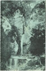 fanano, valbona wasserfall bei ospitale