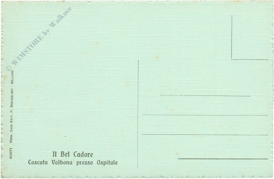 fanano, valbona wasserfall bei ospitale