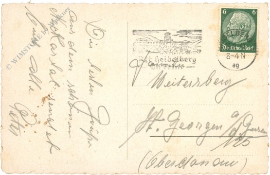 heidelberg, vom philosophenweg aus gesehen