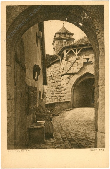 rothenburg, spitaltor