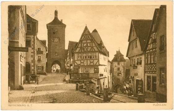 rothenburg, plönlein