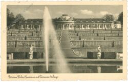 potsdam, schloss sanssouci mit terrassen anlage