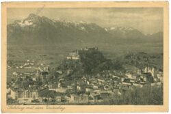 salzburg, mit dem untersberg