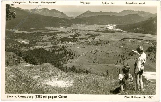 mittenwald, blick vom kranzberg gegen osten mittenwald, blick vom kranzberg gegen osten