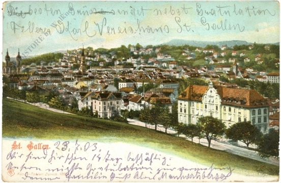 st. gallen, ortsansicht