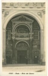 aosta, atrio del duomo aosta, atrio del duomo