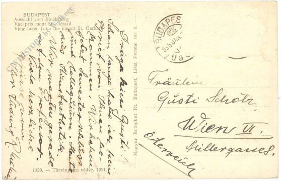 budapest, aussicht vom blocksberg