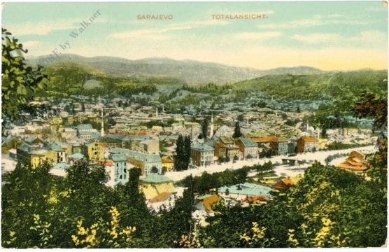 sarajevo, totalansicht