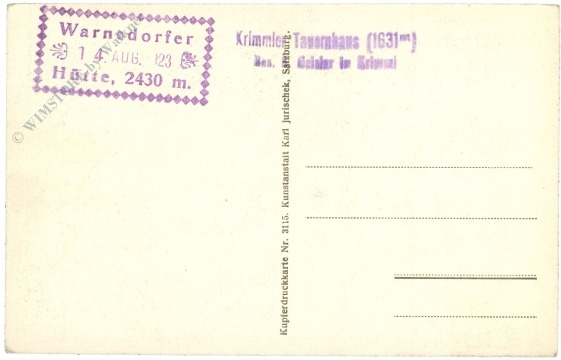 krimml, unterer krimmler wasserfall