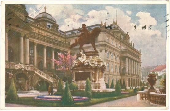 budapest, burg und prinz eugen monument