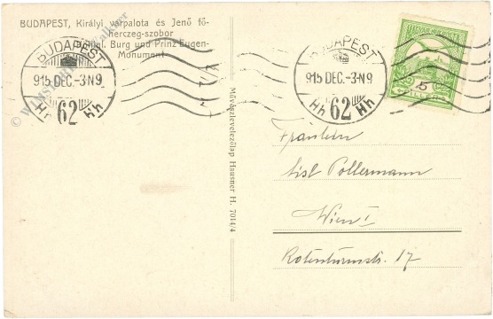 budapest, burg und prinz eugen monument