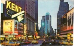 new york, new york city, times square at night