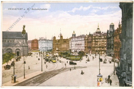 frankfurt am main, bahnhofsplatz