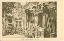 chiemsee, schloss herrenchiemsee, schlafzimmer
