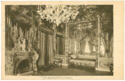 chiemsee, schloss herrenchiemsee, jagdzimmer (hellblauer salon genannt)