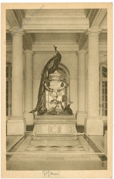 chiemsee, schloss herrenchiemsee, der pfau