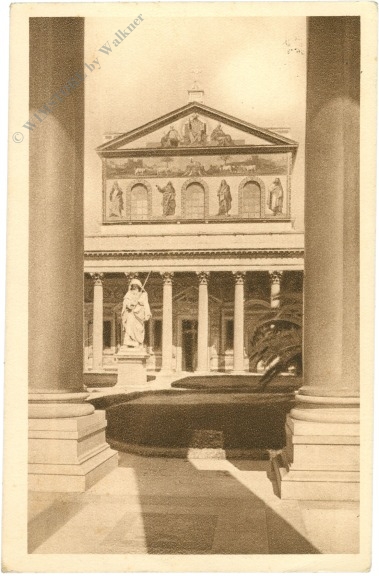 rom, basilika des heiligen paulus vor den mauern