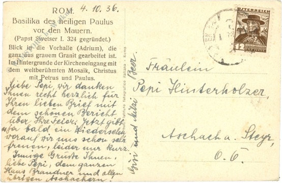rom, basilika des heiligen paulus vor den mauern