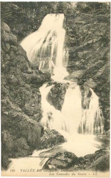 vallee de gripp, artiques, les cascades du garet