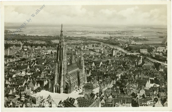 ulm, vom flugzeug aus