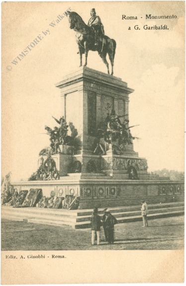 rom, garibaldi denkmal